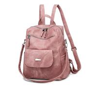 DIRRONA Sac à Dos Femme Décontractée Sacs à Bandoulière Grande Capacité Sac à Dos Plusieurs Poches Antivol Imperméable Scolaire Voyage Travail Décontracté Backpack Rose