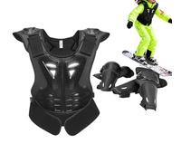 Dirt Bike Gear - 10.63x14.96 pouces, Motocross Gear, Comfortable | Lightweight Knee Guard, Riding Chest Protector For Boys Girls Ages 8-15 Riding Skiing Skating Bicycle Motorbike
