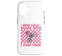 Dirt Bike Girl Dirt Biking Certaines Filles poursuivent Les garçons, Je Les dépasse Coque pour iPhone 16