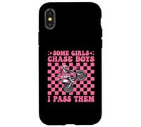 Dirt Bike Girl Dirt Biking Certaines Filles poursuivent Les garçons, Je Les dépasse Coque pour iPhone X/XS