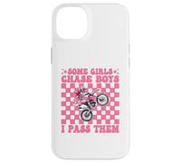 Dirt Bike Girl Dirt Biking Certaines Filles poursuivent Les garçons, Je Les dépasse Coque pour iPhone 14 Plus