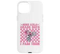 Dirt Bike Girl Dirt Biking Certaines Filles poursuivent Les garçons, Je Les dépasse Coque pour iPhone 15 Plus