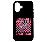 Dirt Bike Girl Dirt Biking Certaines Filles poursuivent Les garçons, Je Les dépasse Coque pour iPhone 16