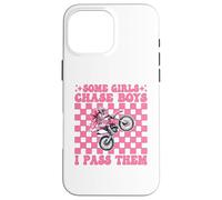 Dirt Bike Girl Dirt Biking Certaines Filles poursuivent Les garçons, Je Les dépasse Coque pour iPhone 16 Pro Max