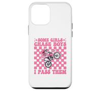 Dirt Bike Girl Dirt Biking Certaines Filles poursuivent Les garçons, Je Les dépasse Coque pour iPhone 12 Mini