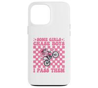 Dirt Bike Girl Dirt Biking Certaines Filles poursuivent Les garçons, Je Les dépasse Coque pour iPhone 13 Pro Max