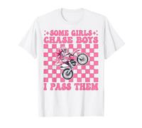 Dirt Bike Girl Dirt Biking Certaines Filles poursuivent Les garçons, Je Les dépasse T-Shirt