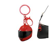Dirt Bike Keychains, 3D Mini Cool Realistic Helmet Light-Up Keychains | Motorcycle Lovers Accessories for Boys Lovers Biker Adventure Trailer Riding Anniversaries Holidays