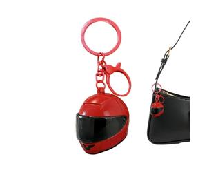 Dirt Bike Keychains, 3D Mini Cool Realistic Helmet Light-Up Keychains | Motorcycle Lovers Accessories for Boys Lovers Biker Adventure Trailer Riding Anniversaries Holidays