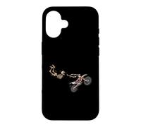 Dirt Bike Motocross Enduro Dirt Biking Halloween Blessure Coque pour iPhone 16