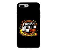 Dirt Bike Motocross I Brush My Teeth with Dirt Coque pour iPhone 7 Plus/8 Plus