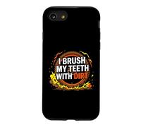 Dirt Bike Motocross I Brush My Teeth with Dirt Coque pour iPhone SE (2020) / 7/8