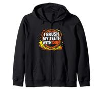 Dirt Bike Motocross I Brush My Teeth with Dirt Sweat à Capuche