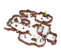 Dirt Cheap Dungeons Système de caverne modulaire - Ensemble de Troll TT RPG Terrain Building pour Donjons & Dragons, Pathfinder, War Gaming, et plus encore