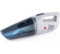 Dirt Devil Aspirateur à main DD5001 Aspirateur à main sans fil 80W - Support mural et brosse encastrée inclus - Rechargé en 5 heures - 20 minutes d'autonomie - Bac à poussière 0.5L - Blanc
