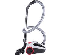 Dirt Devil Aspirateur avec Sac DD2001 - Aspirateur avec filtre HEPA 10 - Aspirateur avec Brosse Combinée et Suceur Plat 800W - Gris / Rouge