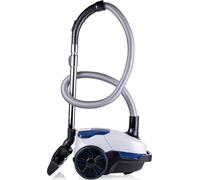 Dirt Devil Aspirateur avec sac DD2002 - Aspirateur avec filtre HEPA 10, brosse combinée et suceur pour fentes, 800W, réservoir 2.5L, blanc