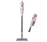 Dirt Devil Aspirateur Balai sans Fil DD9006 - 2-en-1 Aspirateur À Main 260W Puissance - Vacuum Cleaner avec Bac 0,5 L - Environ 2 kg - Sans Sac - Blanc/Rouge