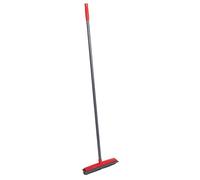 Dirt Devil Balai en Caoutchouc - Balai en Poils d'animaux - en Caoutchouc - avec Manche - 120 cm - Gris/Rouge