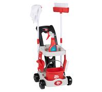 Dirt Devil Chariot de Ménage Jouet - Pour Enfants dès 3 Ans - Avec Balai, Seau,