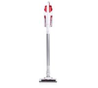 Dirt Devil DD9002, DD9002-Aspirateur Balai sans Fil 2 en 1 150W, Blanc/Rouge
