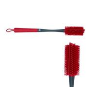 Dirt Devil Goupillon Bouteille pour Bouteilles Profondes - Goupillon Biberon et Brosse Bouteille - Brosse Biberon Bébé - 4,6 x 38 cm - Rouge Noir