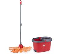 Dirt Devil Jouet à partir de 3 Ans - Serpillère avec Seau et essoreur - Kit de Nettoyage pour Enfants pour Encourager Le Jeu de rôle et la motricité - 2 Jouets de Nettoyage