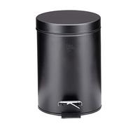 Dirt Devil Poubelle 3 Litres Salle de Bain ou Toilettes Compartiment Intérieur Amovible Noir