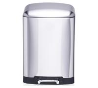 Dirt Devil Poubelle à Pédale 12 Litres avec Couvercle à Fermeture Douce et Silen