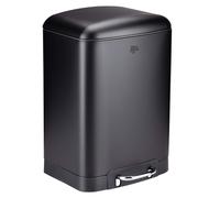 Dirt Devil Poubelle À Pédale 12L - Poubelle De Cuisine Avec Fermeture Douce - Acier Inoxydable - Poubelle Intérieure Amovible - 27.…