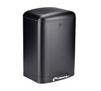 Dirt Devil Poubelle À Pédale 12L - Poubelle De Cuisine Avec Fermeture Douce - Acier Inoxydable - Poubelle Intérieure Amovible - 27.…