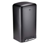 Dirt Devil Poubelle à pédale 30L Mécanisme Soft Close - Poubelle avec bac intéri