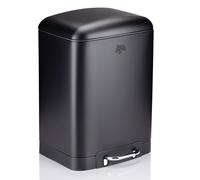 Dirt Devil Poubelle à pédale 6L avec Soft Close en acier inoxydable Seau intérie