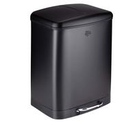 Dirt Devil Poubelle Double 2 x 12L Poubelle Tri sélectif - Mécanisme de Fermetur