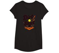 Dirt in My Skirt Ferce Player Softball Ferce Player Sliding Home T-Shirt, Fille, Noir, S