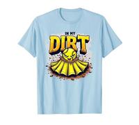 Dirt in My Skirt Ferce Player Spirit pour Filles T-Shirt, Homme, Bleu Céleste, S