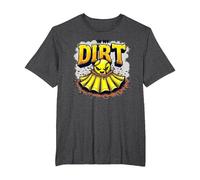 Dirt in My Skirt Ferce Player Spirit pour Filles T-Shirt, Homme Grandes Tailles, Chiné Foncé, 2X Tall
