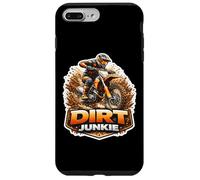 Dirt Junkie Un Pilote de Moto Tout-Terrain Amusant Accro au Motocross MX Coque pour iPhone 7 Plus/8 Plus