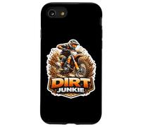 Dirt Junkie Un Pilote de Moto Tout-Terrain Amusant Accro au Motocross MX Coque pour iPhone SE (2020) / 7/8
