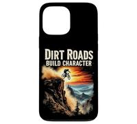 Dirt Roads, construisez Un Personnage d'aventure Cycliste Coque pour iPhone 13 Pro Max