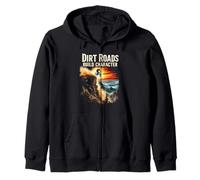 Dirt Roads, construisez Un Personnage d'aventure Cycliste Sweat à Capuche