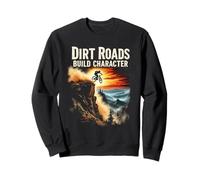 Dirt Roads, construisez Un Personnage d'aventure Cycliste Sweatshirt