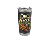 Dirt under my Nails de pouce vert de jardinier de potager Gobelet isotherme en acier inoxydable double paroi