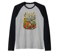 Dirt Under My Nails de Pouce Vert de Jardinier de Potager Manche Raglan