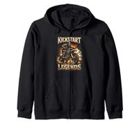 Dirtbike Dirt Bike Motocross Kickstart Legends Sweat à Capuche