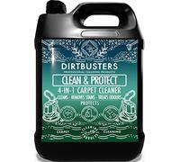 Dirtbusters Nettoyant Désodorisant Concentré 4 en 1 pour Tapis/Tissu, Protège et Neutralise les Odeurs - Shampoing des Machines Lavant par Extraction, Parfum Citron Frais 5L