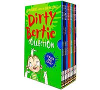 Dirty Bertie Collection 10 Books & CD Box Set By Alan MacDonald (Zombie, Pirate, Rats, Fame, Smash, Horror, Jackpot, Aliens, Scream & Dinosaur)