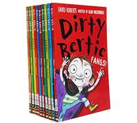 Dirty Bertie series Collection David Roberts 10 Books Gift Set Pack bundle (B...