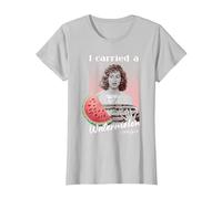 Dirty Dancing I Carried a Watermelon Photo Vintage Movie T-Shirt, Femme, Argent, L