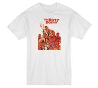 Dirty Dozen Movie Poster Lee Marvin Charles Bronson WWII 1967 T-Shirt White XXL